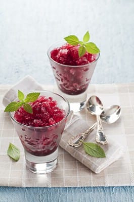 Strawberry Lemon Granita - Snowcrest Foods British Columbia