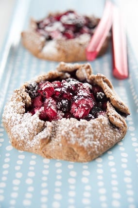 Berry Rhubarb Whole Grain Tart - Snowcrest Foods British Columbia