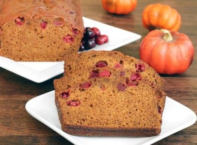 Cranberry-Pumpkin Honey Spice Bread