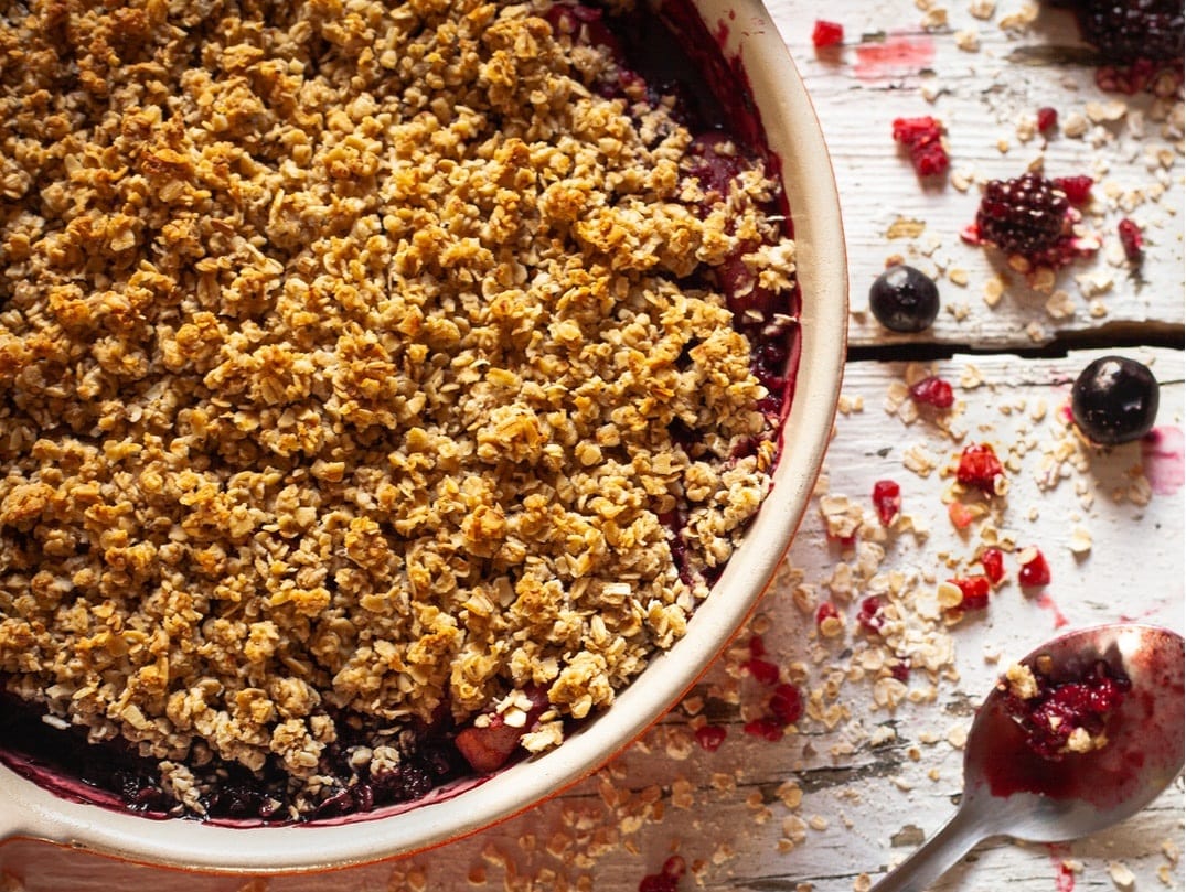 Gluten Free Cherry Berry Crisp Snowcrest Foods British Columbia