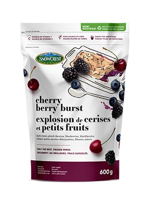 Snowcrest Classic Cherry Berry Burst - Snowcrest Foods British Columbia